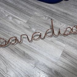 Paradise Cursive Sign