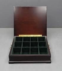 Caja De Te. Tea Box Cherry Wood