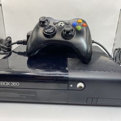 Xbox 360 E Console 500GB Tested & Working W/ Wireless Controller & Wires