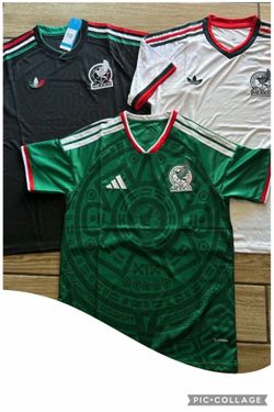 Mexico 130$ Sizes 6xl slim  black green and white 6xl fit is like a 3xl soccer  Mexico jerseys World Cup, 2026  130$ World Cup