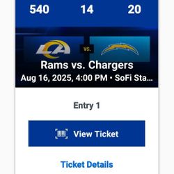 RAMS TICKET