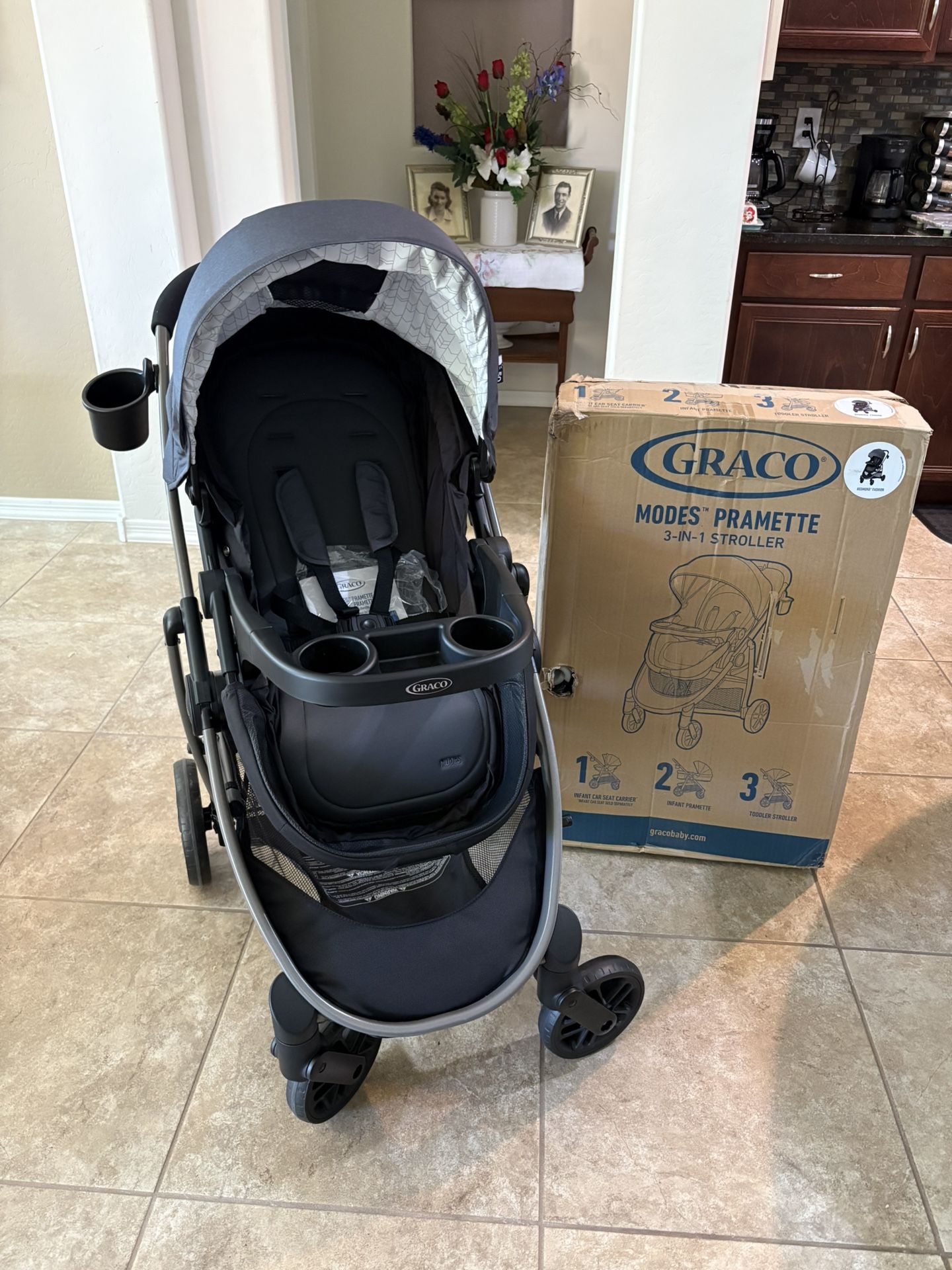 SPECIAL!!! ONLY $145: Redmond Modes Pramette Stroller, 3-in-1 Convertible