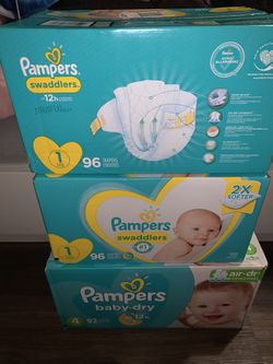 pamper size 1 and 4
