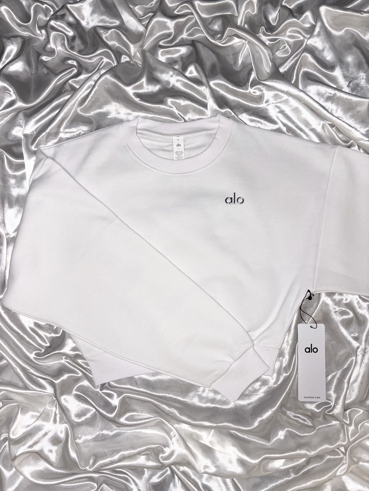 Alo Cropped Sweatshirt