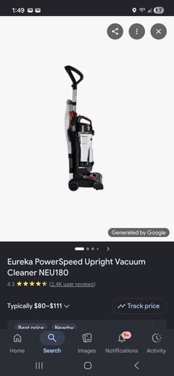 Eureka vacuum (Brand Name)