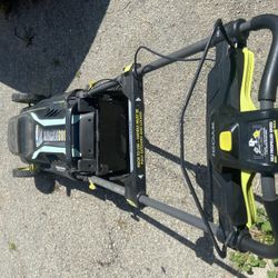 Ryobi electric lawnmower