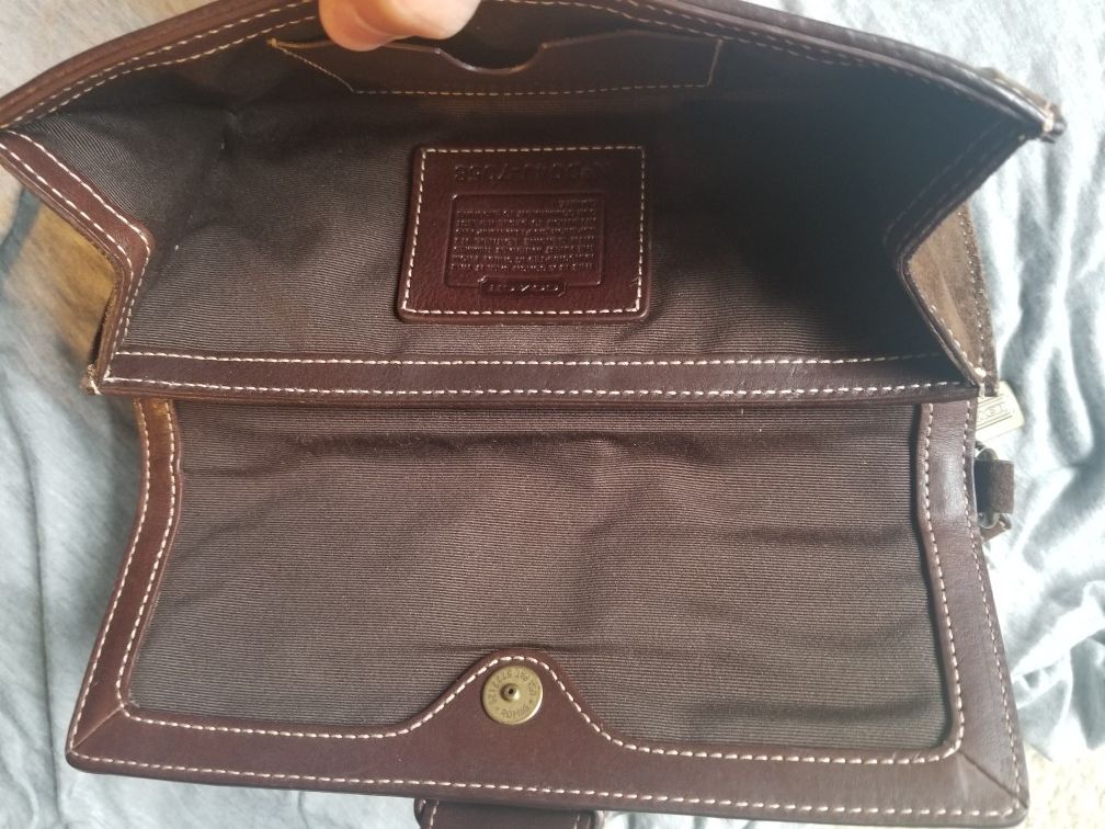 Authentic coach wallet