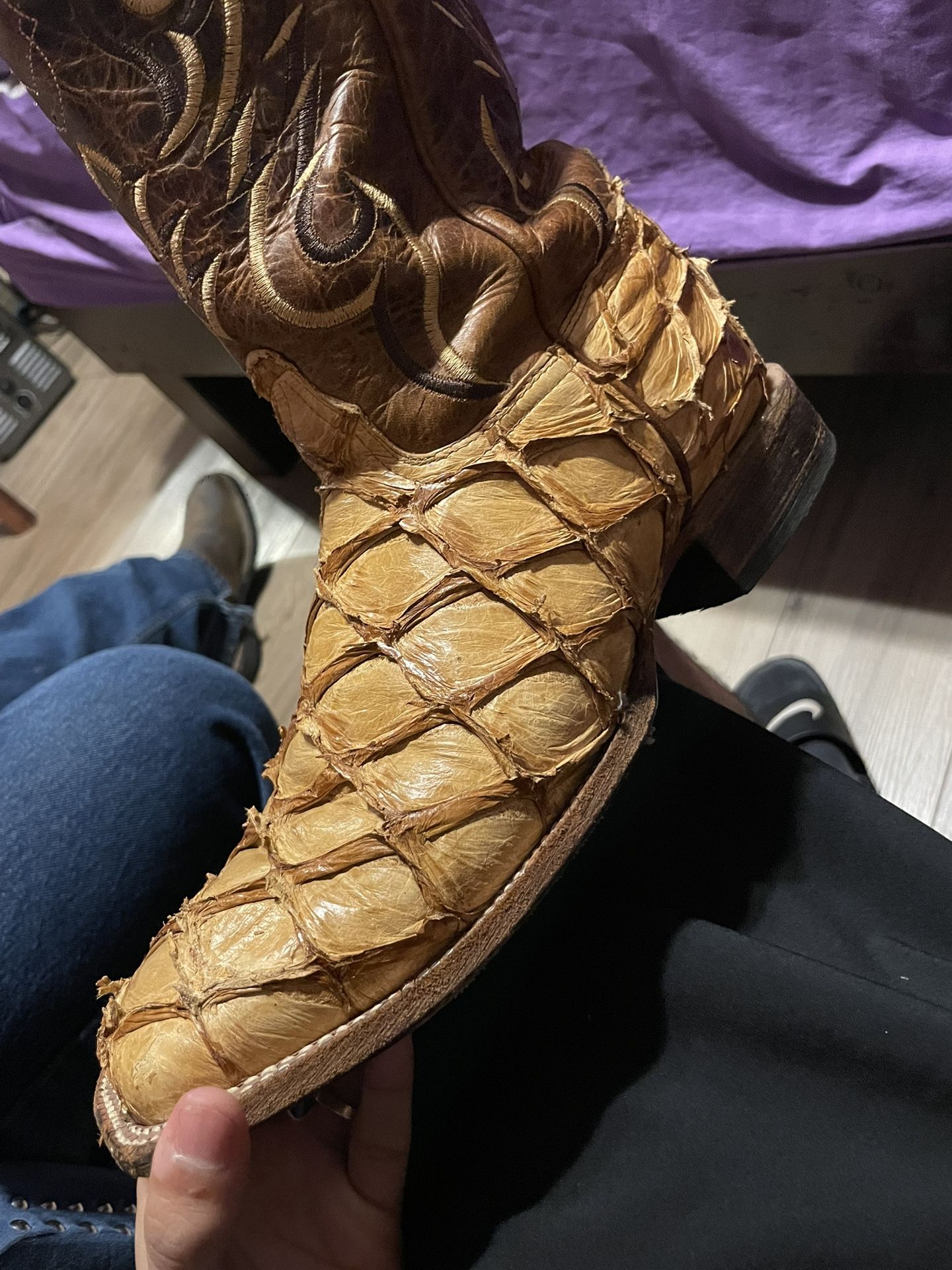 genuine fish scale boots