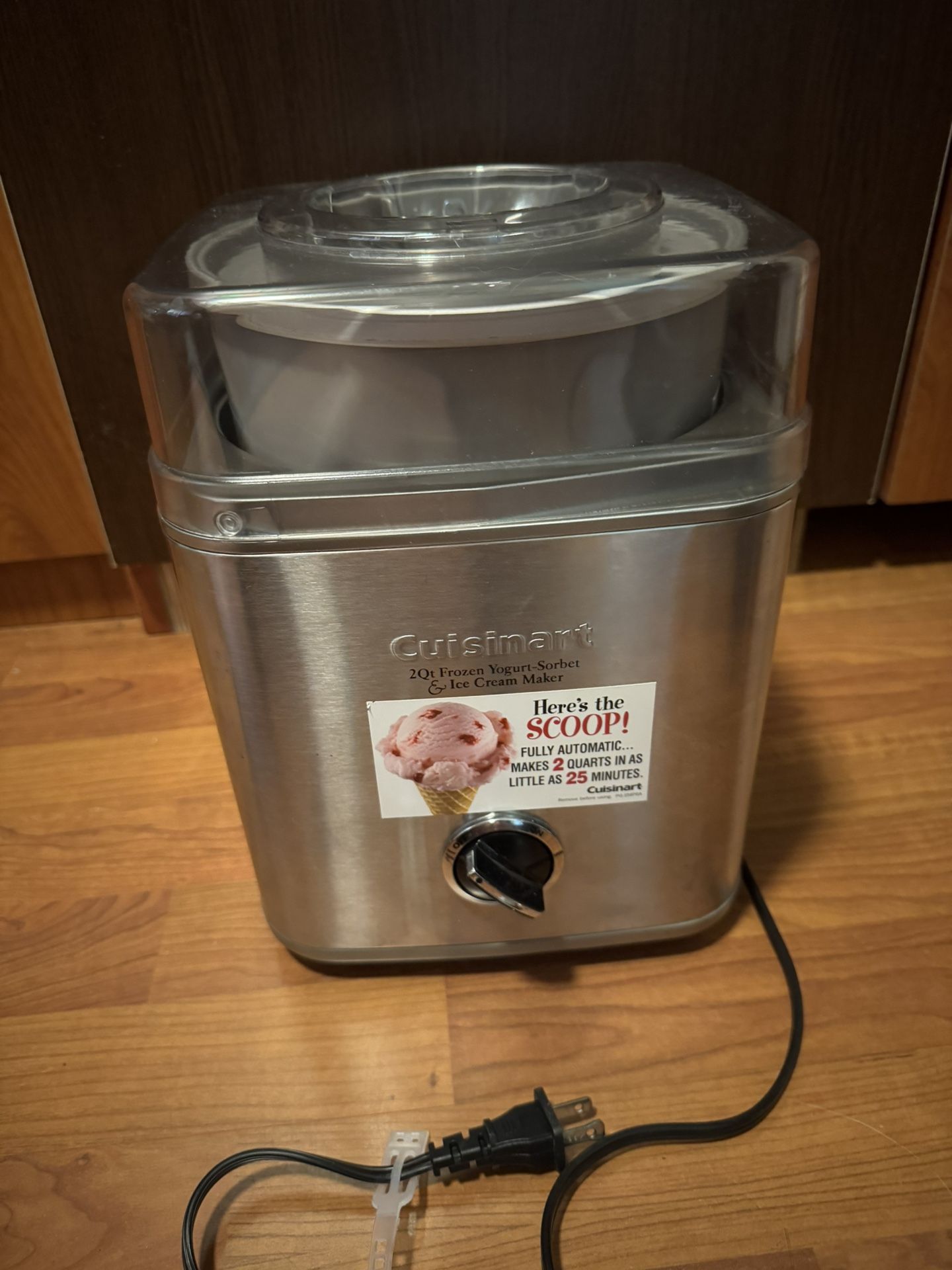 Cuisinart Ice Cream Maker-$30- West Kendall