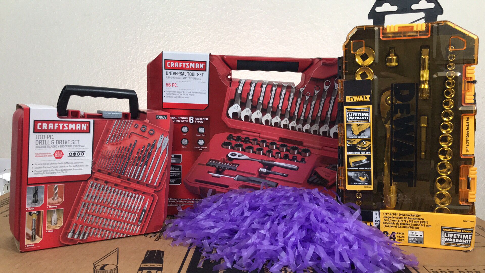 Holiday Craftsman/Dewalt tool sets