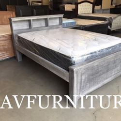 Queen Bed And Mattress 