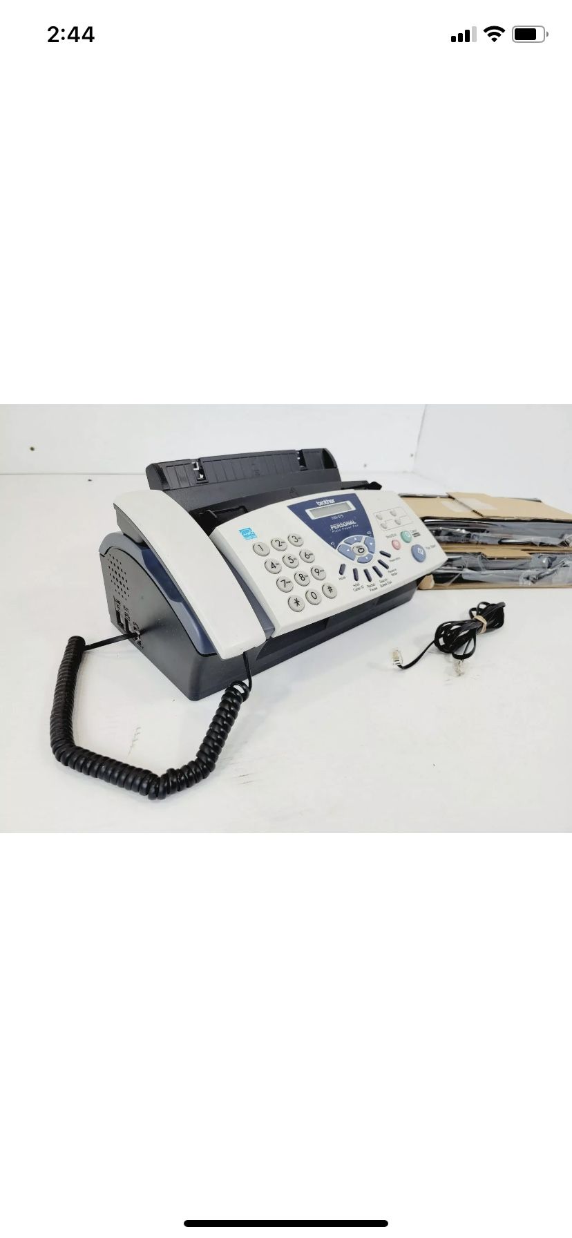 Brother FAX-575 Personal Fax with Phone and Copier■■TWO EXTRA TONER■■