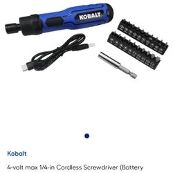 4-volt max 1/4-in Cordless Screwdriver (Battery Included and Charger Not Included