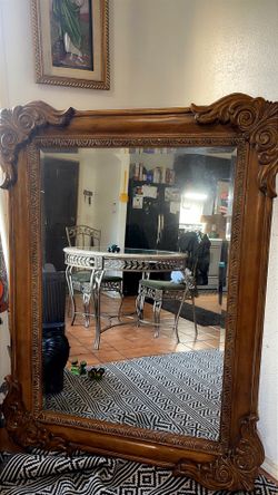 Real wood heavy mirror $ OBO