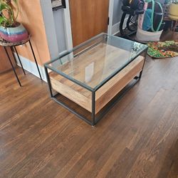 Glass&Metal Coffee Table