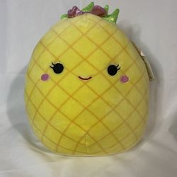 Squishmallows Original Kellytoy Plush Food Lulu The Pineapple 8"