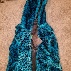 New With Tag Furry Vest