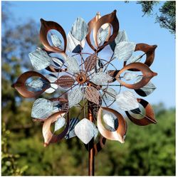 Metal Large Wind Spinner & Sculptures 84 Inch
