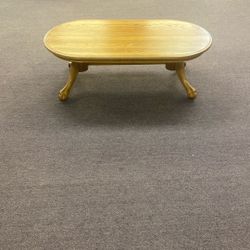 solid oak coffee table 