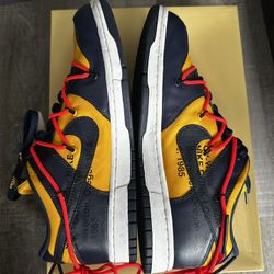 Off White Nike Dunk University Gold Sz 11.5 