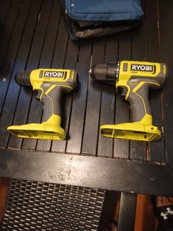 Ryobi 2 speed drill and Ryobi small drill single speed