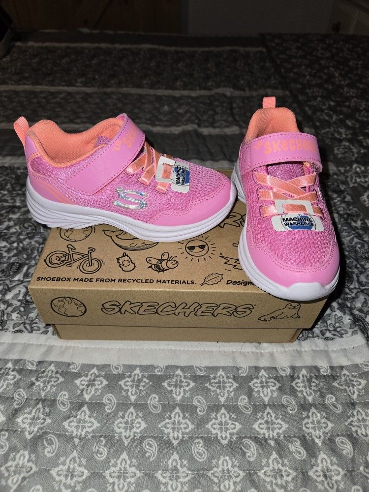 *NEW* Girl's Toddler Size 9 Pink Skechers