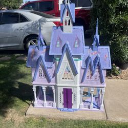 Frozen barbie house