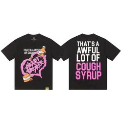 XL/ AWFUL LOT OF COUGH SYRUPS SHIRT STILL IN BAD (NEVER OPENED)