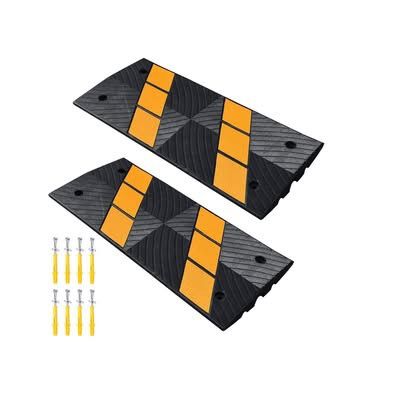 New BESEA Rubber Curb Ramps, 2.6'' Rise Curb Ramp for Driveway, Heavy Duty Curbside Bridge Ramps - 2