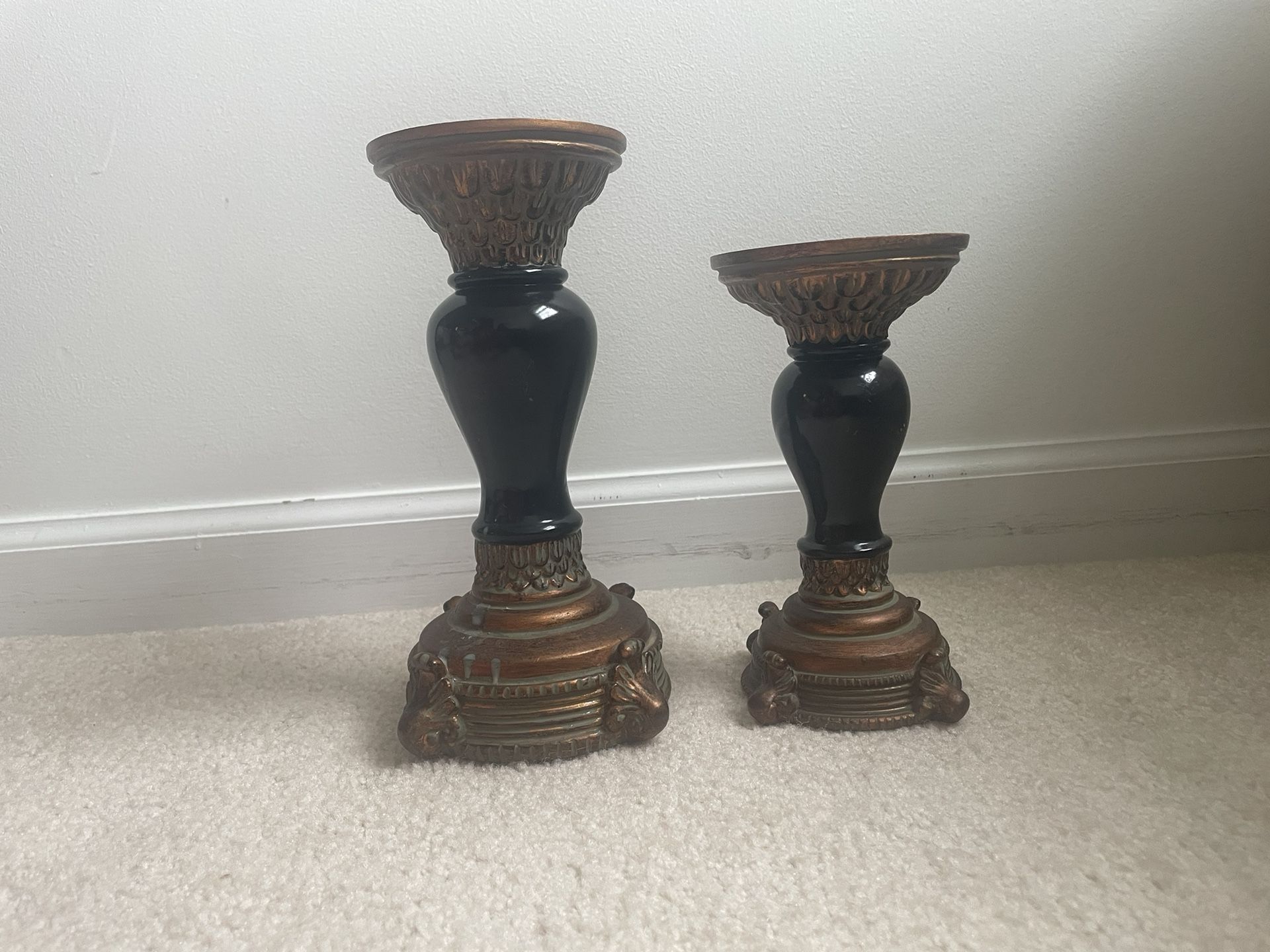 Set of Decorative Candle Holders