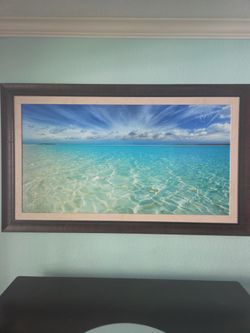 Extra large textured painting from costco