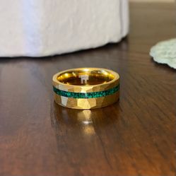 Men’s 14K Gold Plated Mens Wedding Band