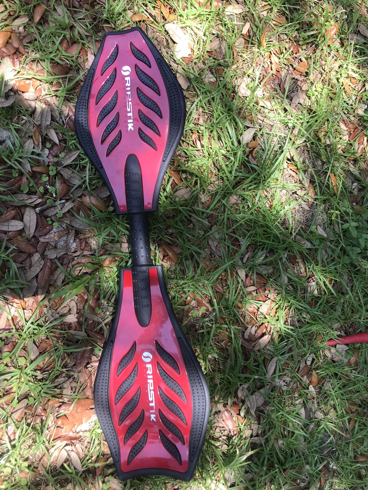 Ripstick practically new red and black!!