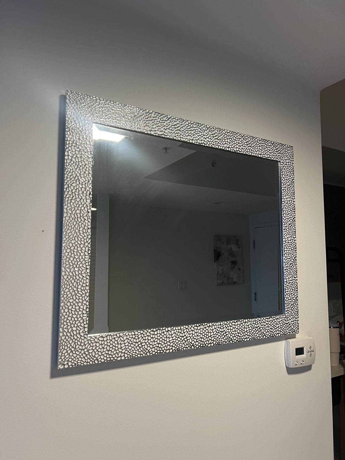 Mirror Silver and White 