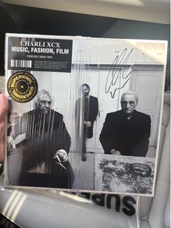 Charli XCX vinyl signed Music, Fashion, Film