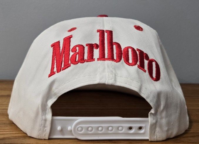 Original vintage Marlboro World Championship Team promotional hat from the 1990s.