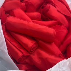 Lot of 100 red sashes