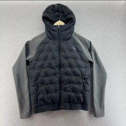 The North Face Jacket Black Mashup Down Quilted Puffer Hood Coat Women Small