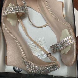 Worn Once Wedding Shoes- Size 10