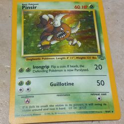 Holographic  1995 Pinsir  Pokemon Cards 