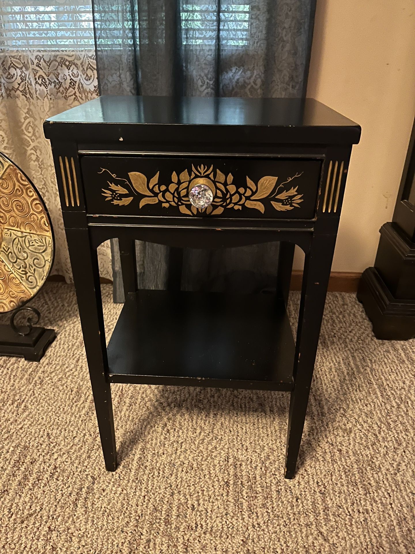 Wood Side Table