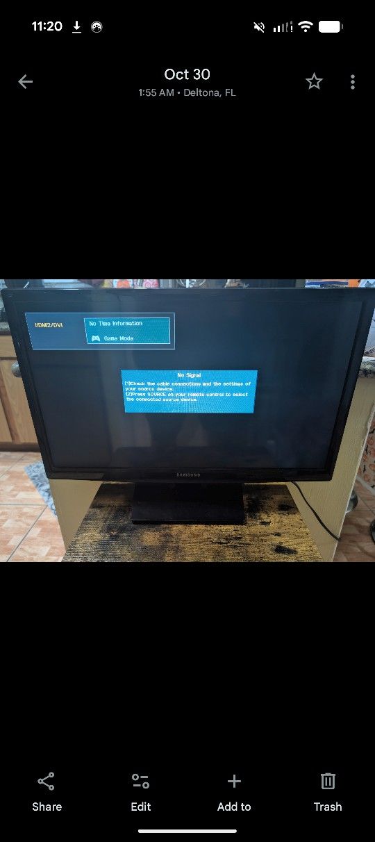 24" Class H4000 LED TV
Tv full functionally. No remote control.
Item pre-owned in good conditions.
Tested.
Two HDMI connections.
Available for pi