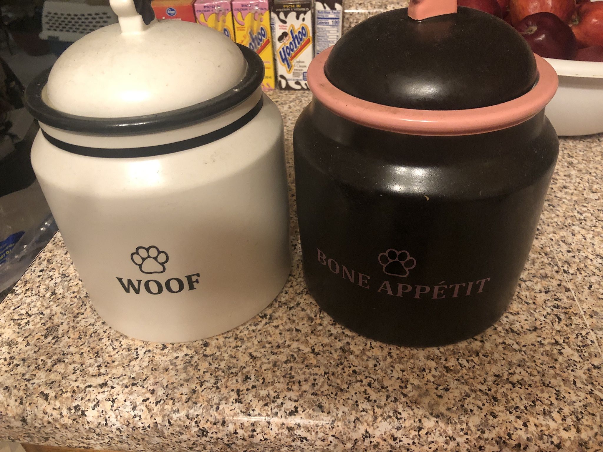 Dog Canister For Food Or Treats / Like New