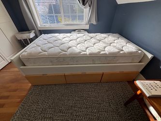 IKEA Twin bed frame with drawers