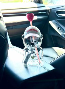 New Starbucks 2026 Bearista Bear Cup Strawberry Topper Baseball