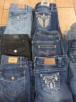Girls jeans tween 10 & 12