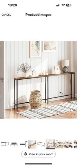 Console table