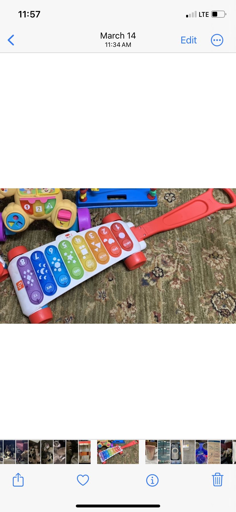 Fisher Price Musical Pull Toy 