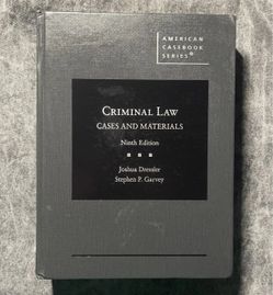 Criminal Law: Cases and Materials 9th Ed HC (American Casebook) Dressler