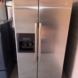 Whirlpool Stainless Steel Refrigerator And Freezer